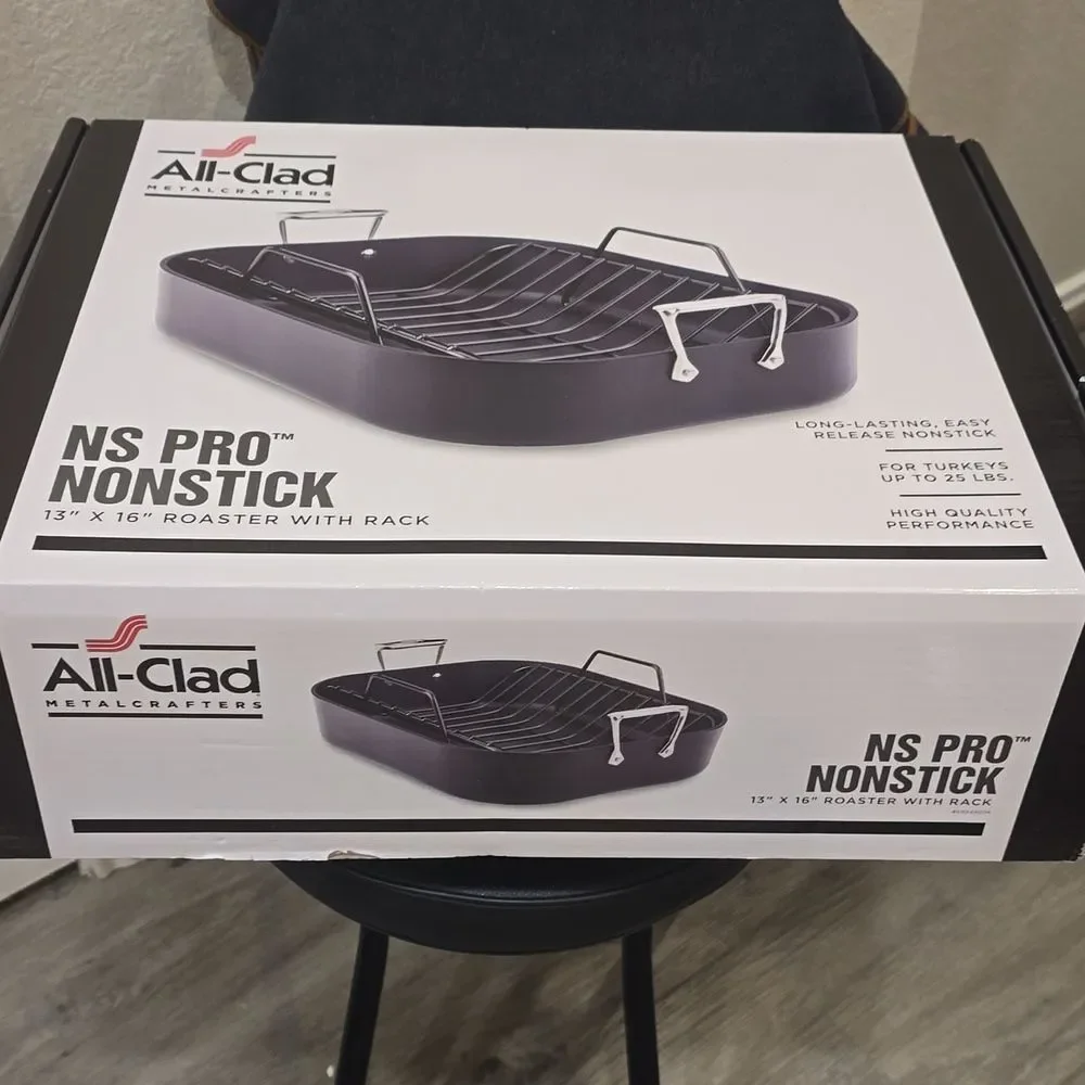 All-Clad NS Pro Non-Stick‎  Roaster Pan w/ Rack
